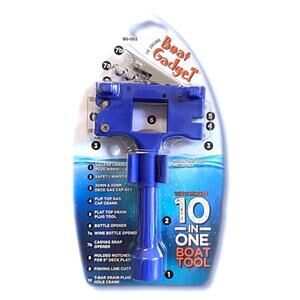 NWT The Original Boat Gadget Unisex 10-in-1 MultiTool for Boaters Blue
